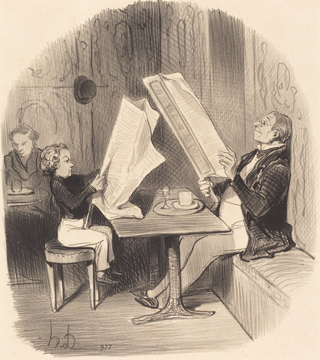 Et barn, der ikke har det sjovt... af Honoré Daumier