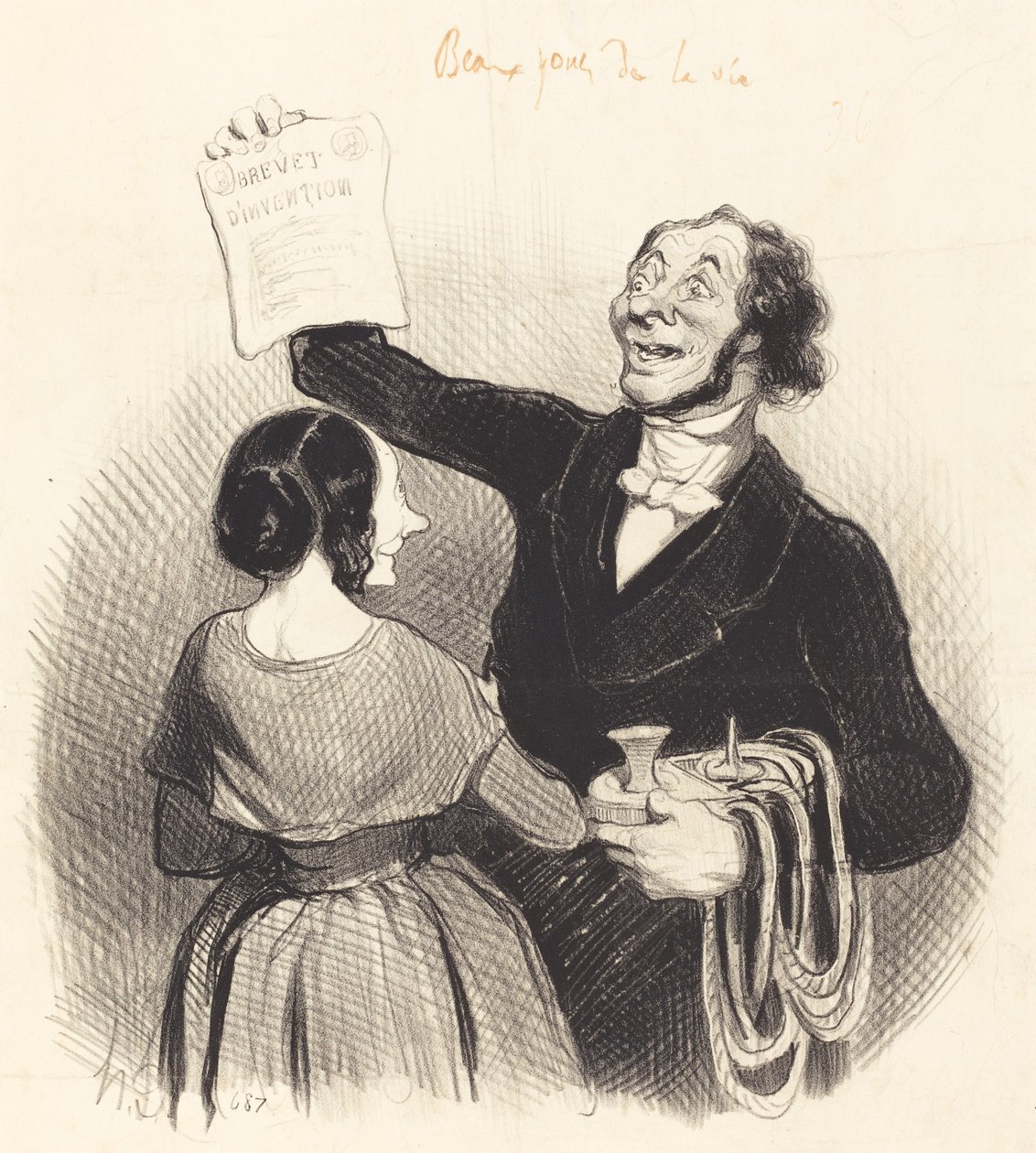 Endnu en stor mand af Honoré Daumier