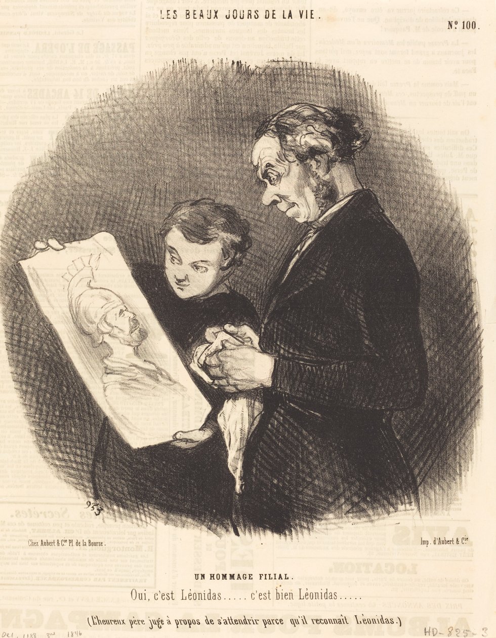 En kærlig hyldest af Honoré Daumier