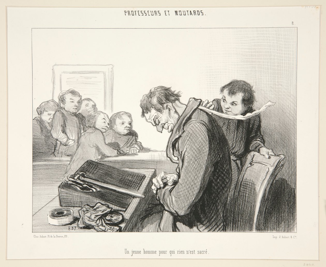 En ung mand for hvem ingenting af Honoré Daumier