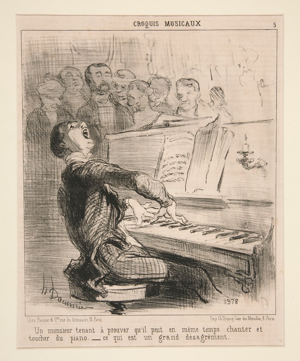 En herre, der vil bevise det af Honoré Daumier