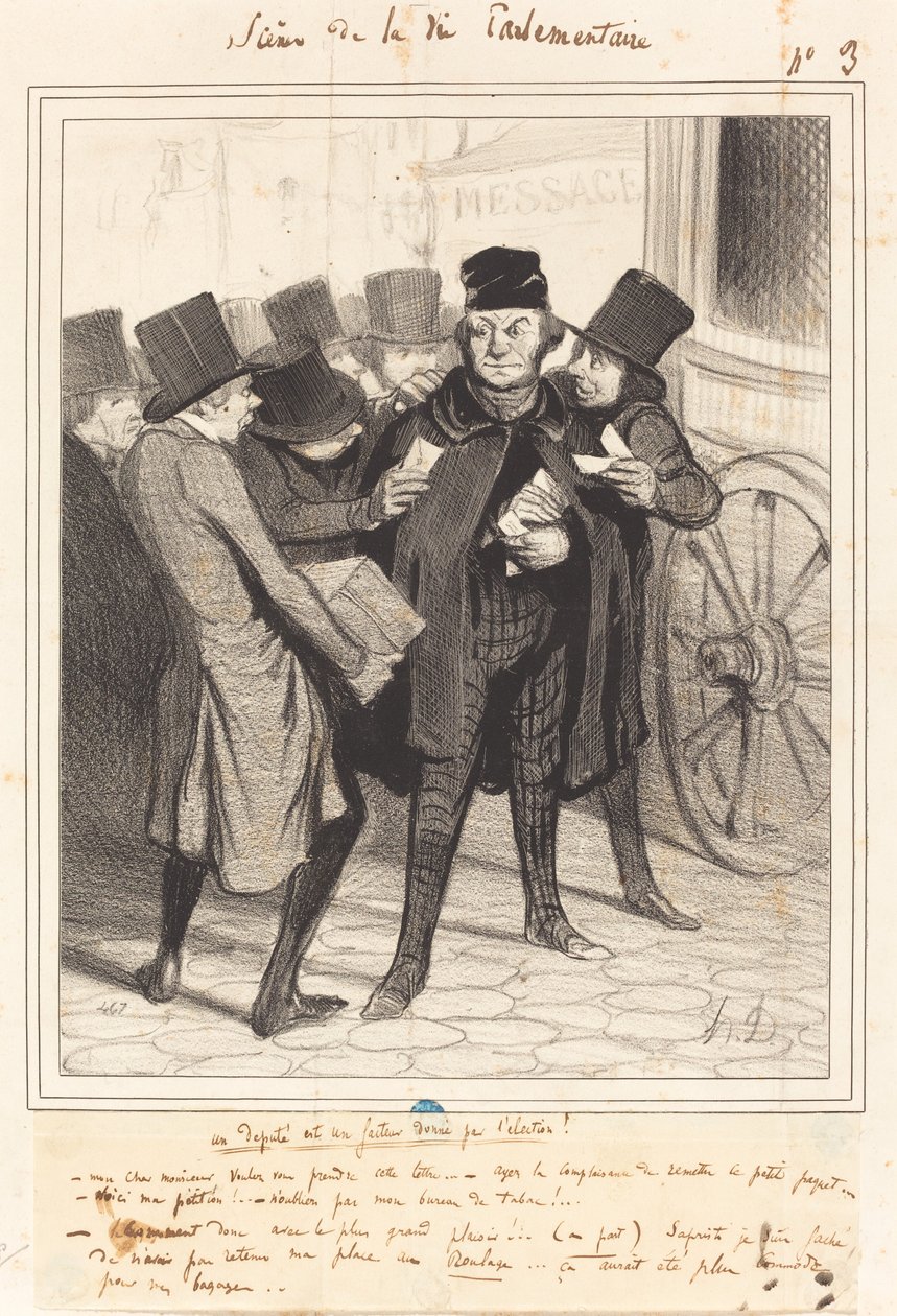 En fornøjelsesrejse til Paris af Honoré Daumier