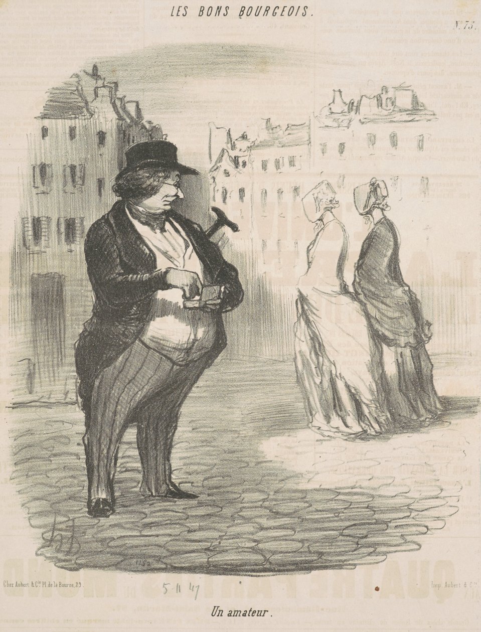 en hobbymand af Honoré Daumier