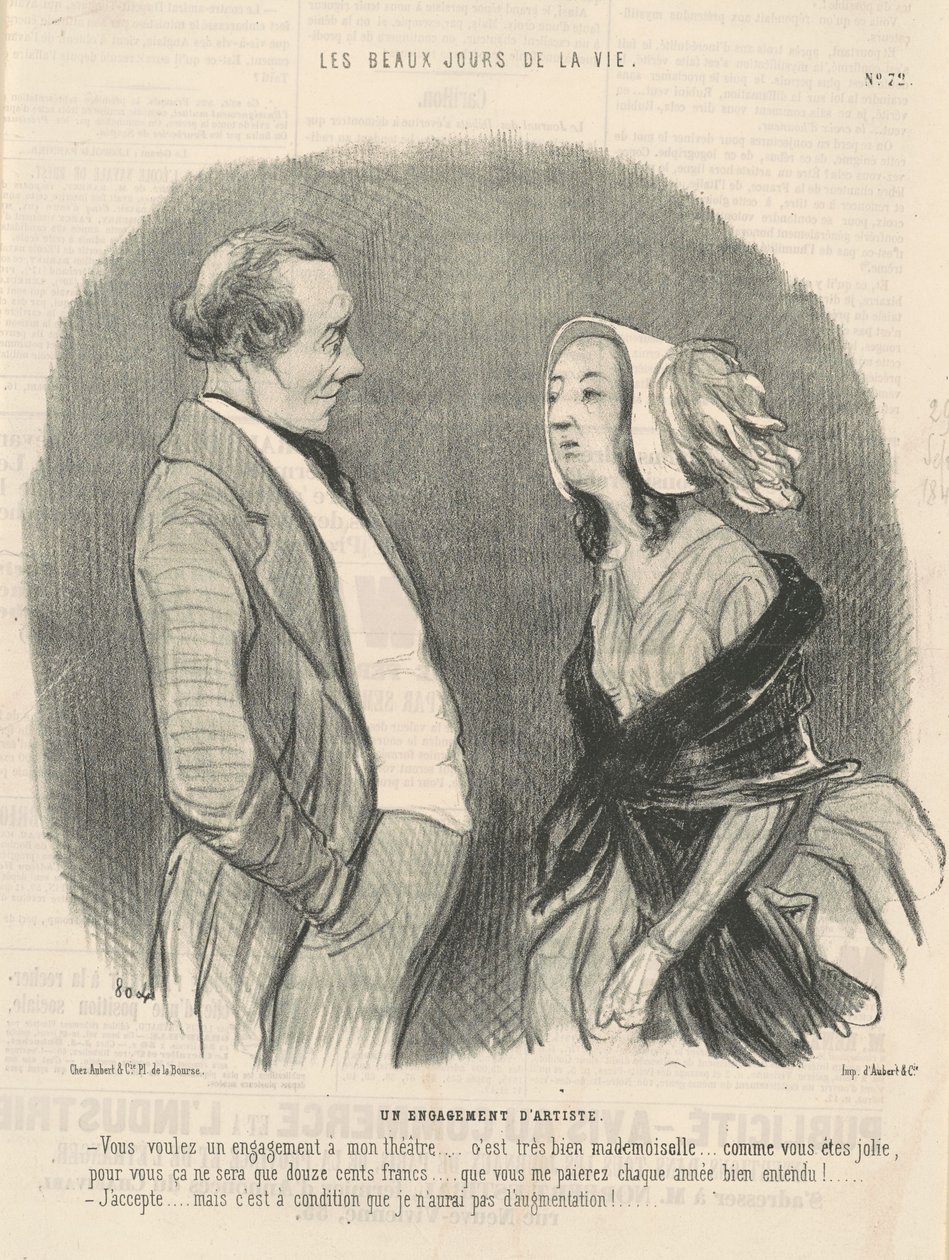 En kunstners engagement af Honoré Daumier