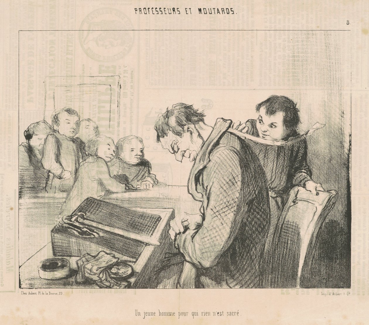 En ung mand, for hvem intet er helligt af Honoré Daumier