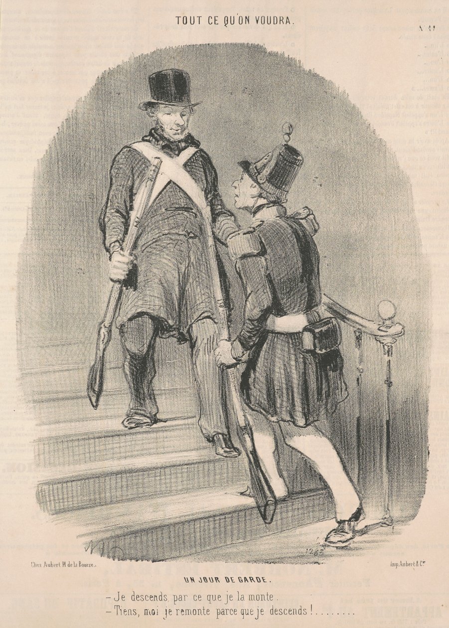 En omsorgsdag af Honoré Daumier