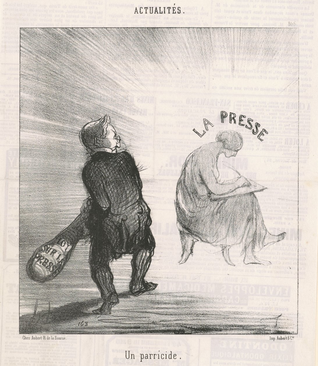 et parmord af Honoré Daumier