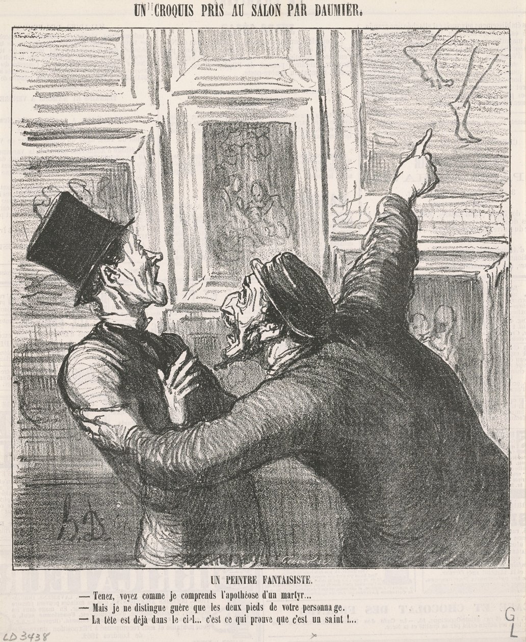 En finurlig maler af Honoré Daumier