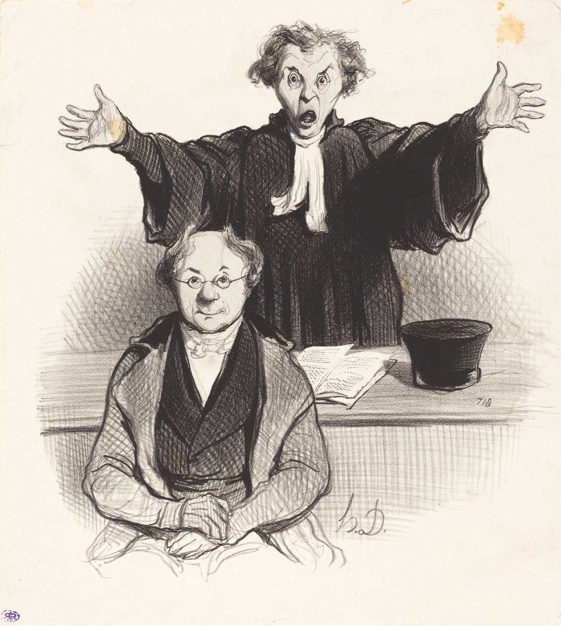En anmodning om adskillelse af Honoré Daumier