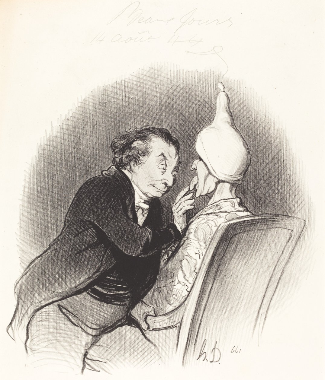 Et glædeligt fund af Honoré Daumier
