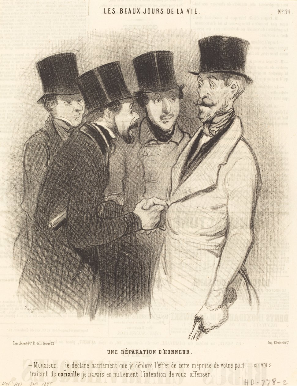 En Æresreparation af Honoré Daumier