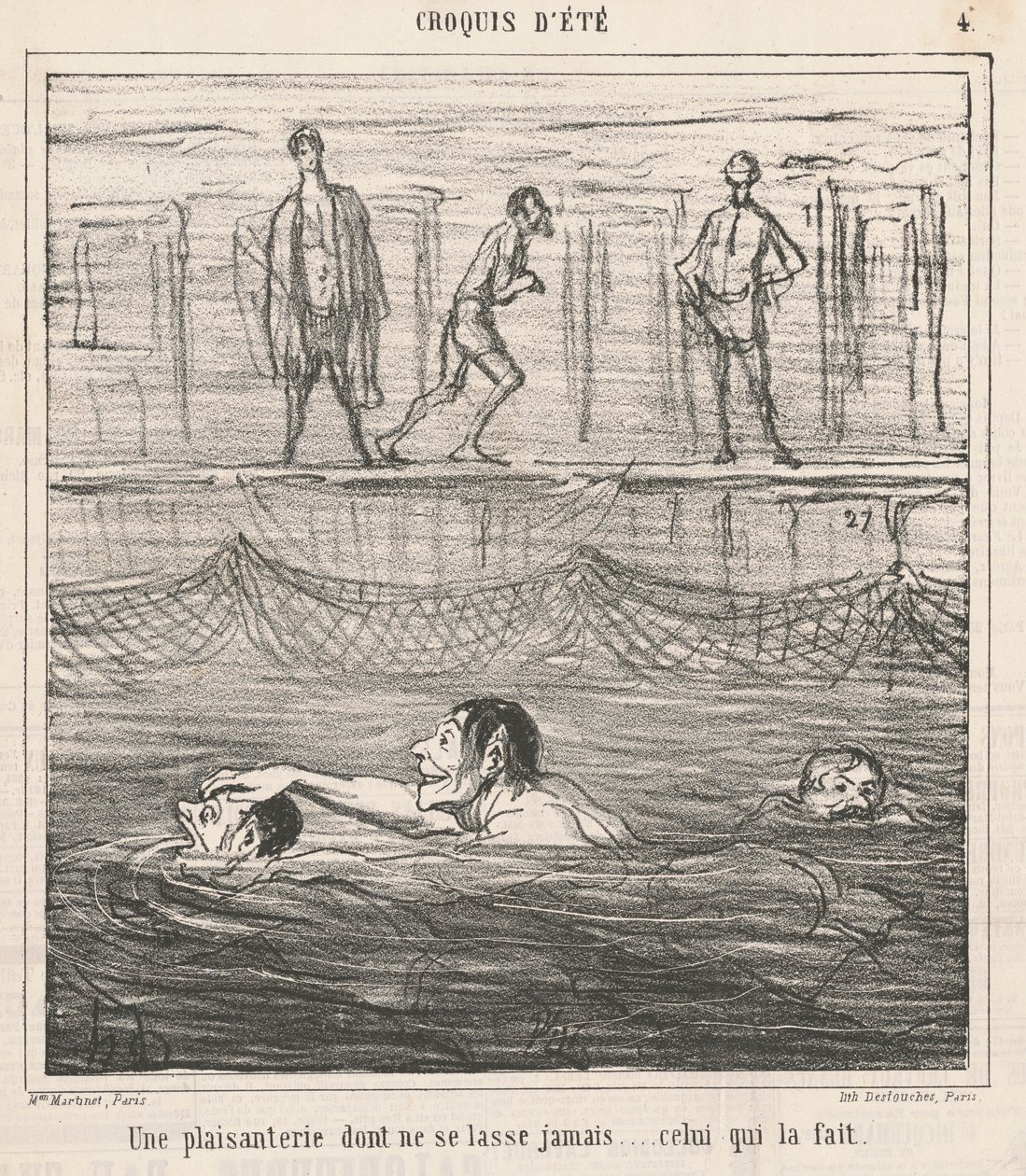 En joke, der aldrig bliver træt af... af Honoré Daumier