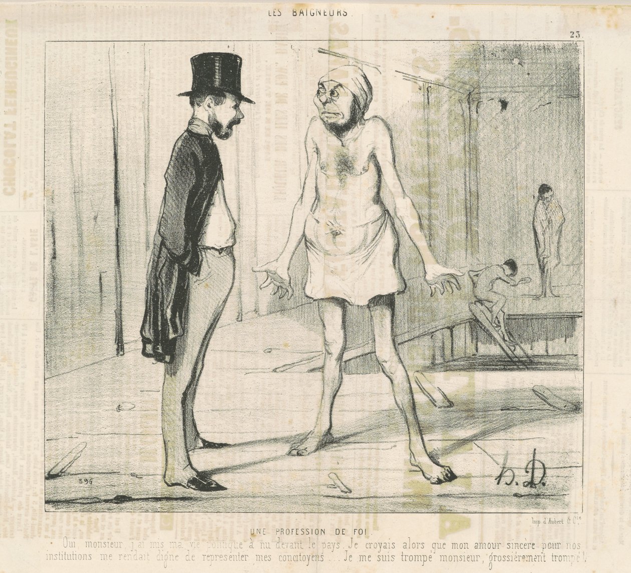 En trosbekendelse af Honoré Daumier