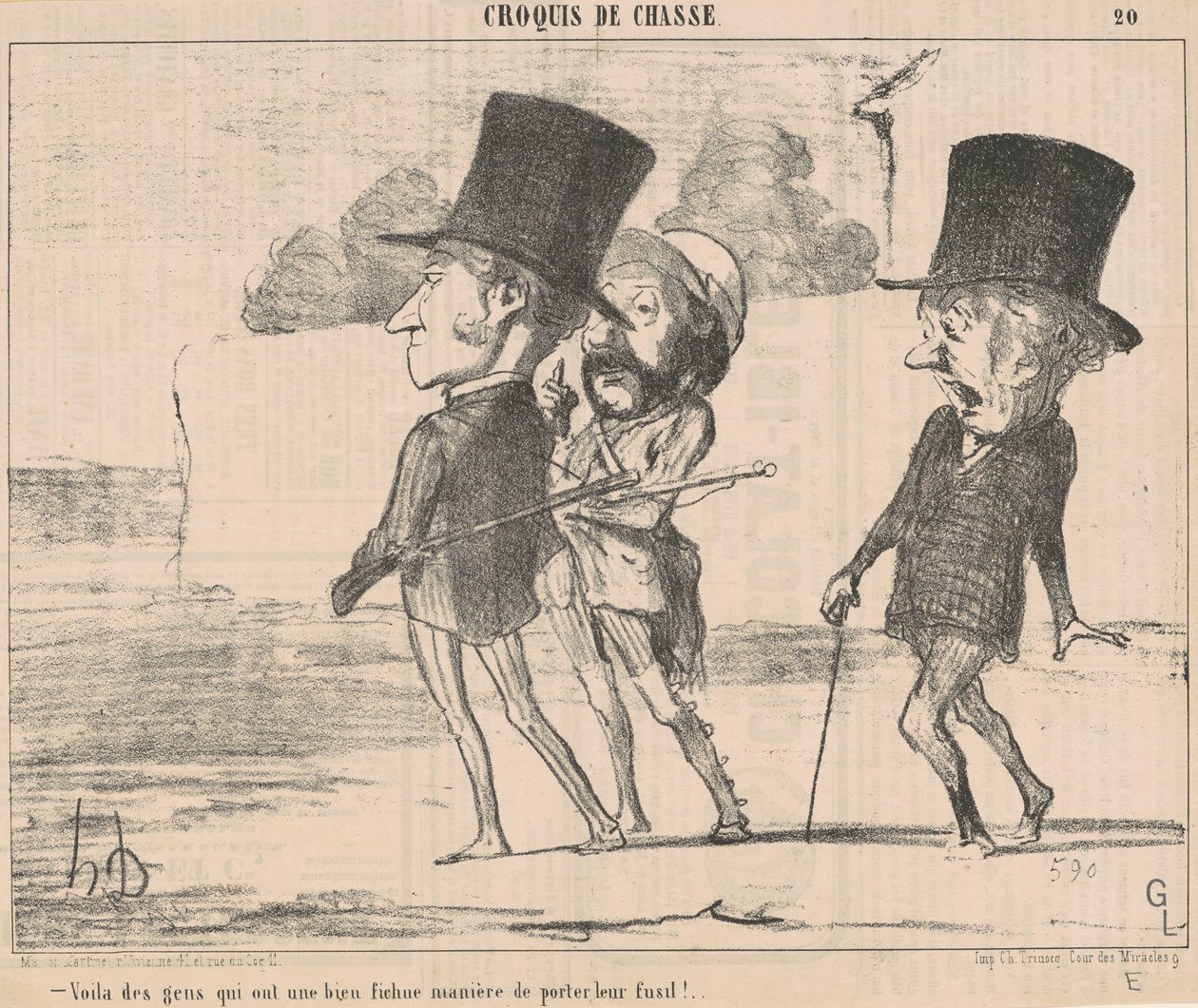Nå, folk har en... fanden måde... af Honoré Daumier