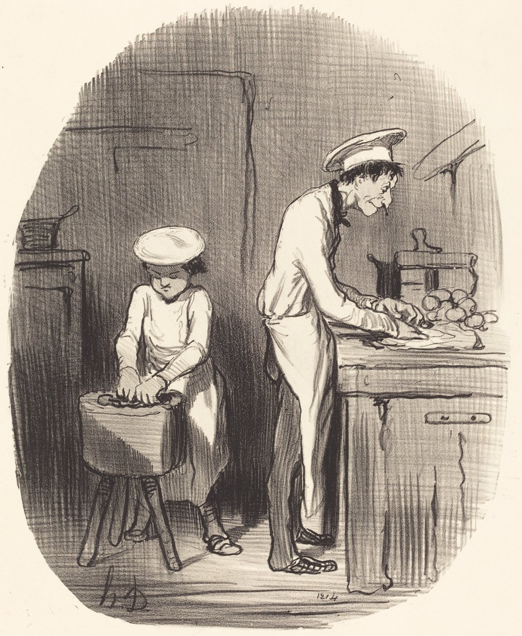 Kan du se knægt, du tager fejl... af Honoré Daumier