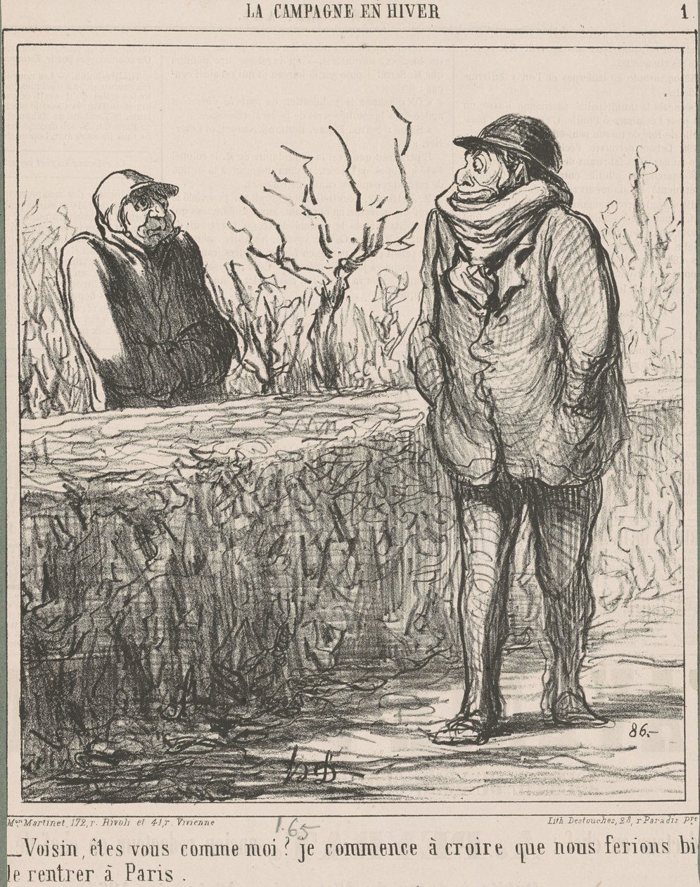 Nabo, er du ligesom mig? ... af Honoré Daumier
