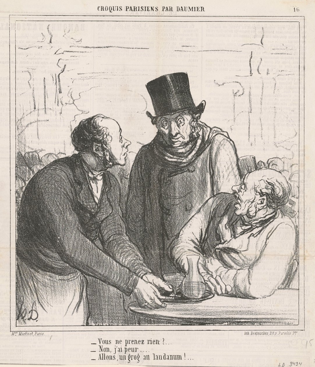 Tager du ingenting? af Honoré Daumier