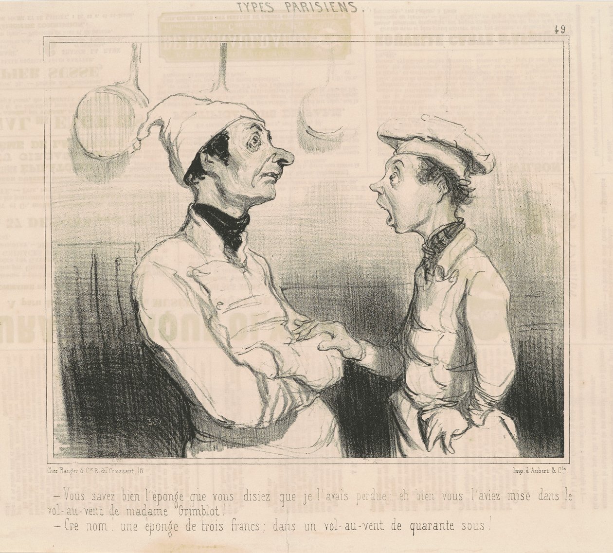 Du kender den svamp du sagde... af Honoré Daumier