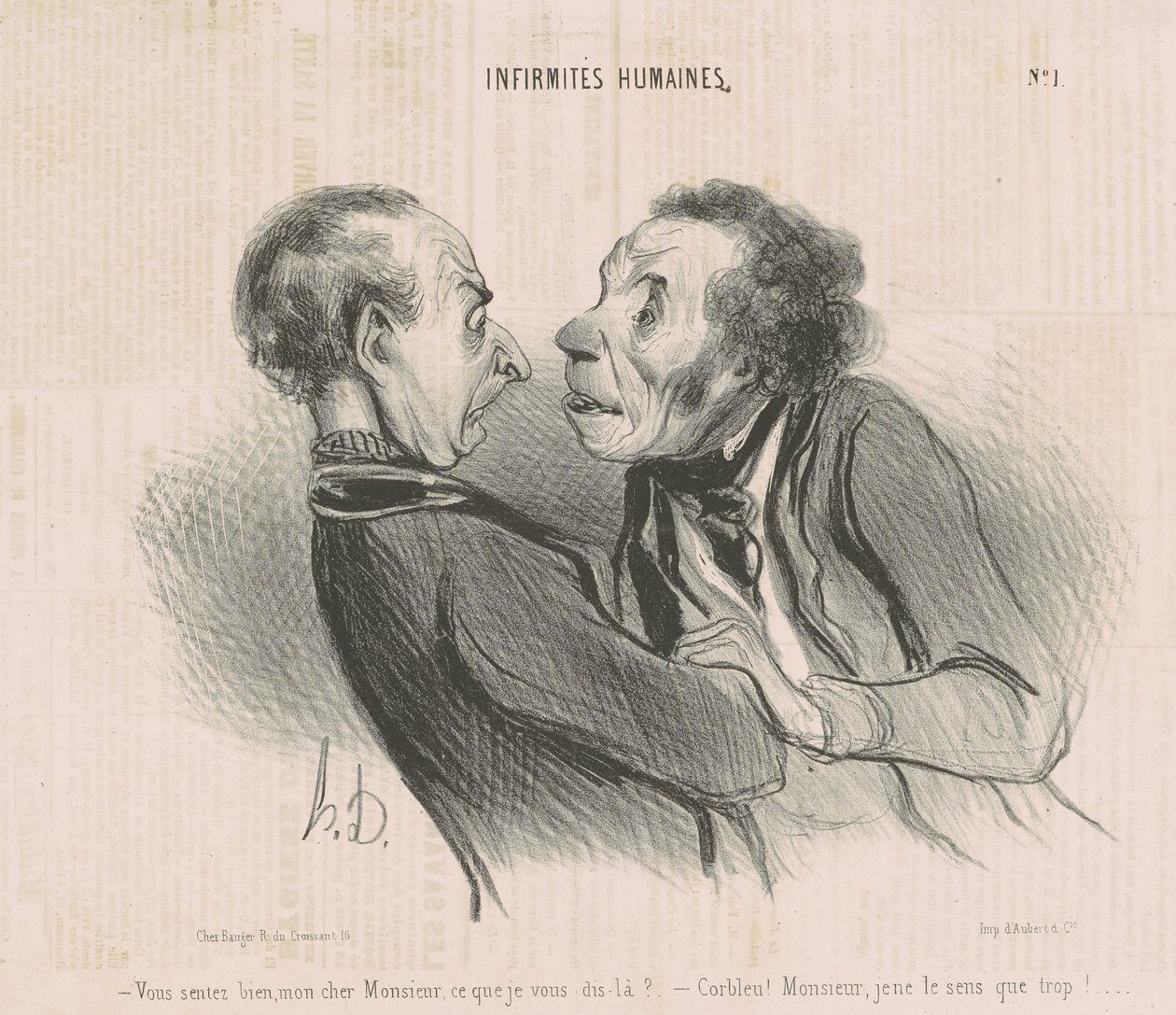 Du har det godt, min kære sir... af Honoré Daumier
