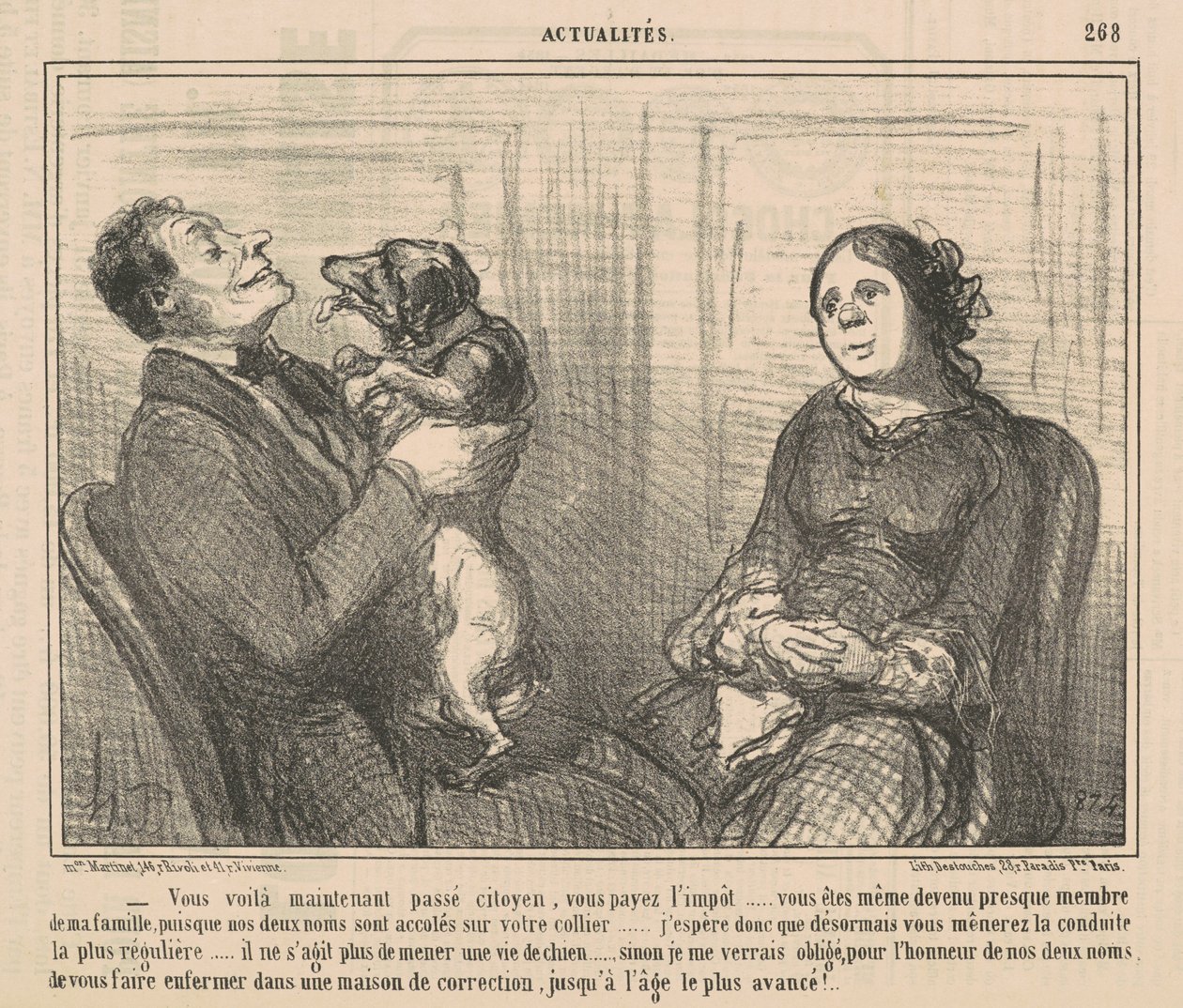 Her er du nu borgerpas af Honoré Daumier