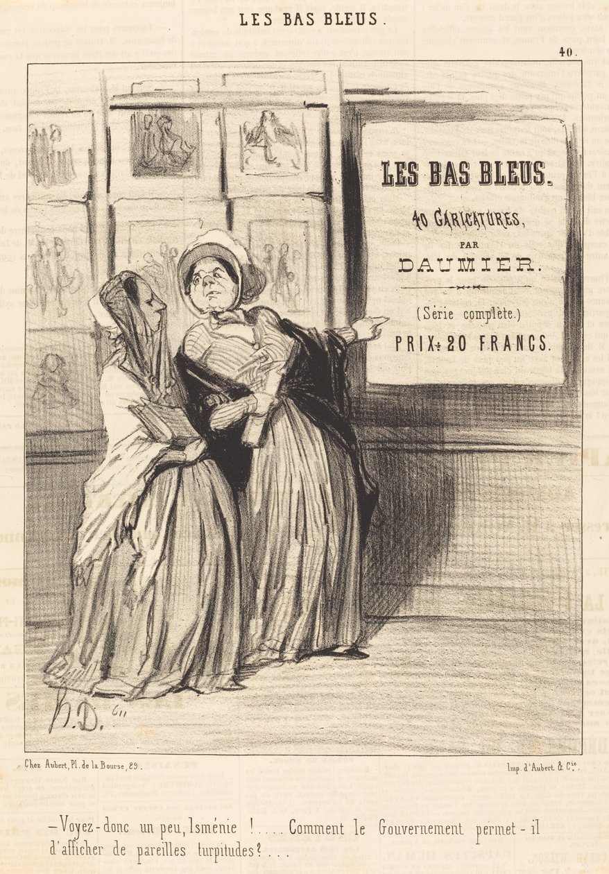 Tag et kig, Ismenie!... af Honoré Daumier