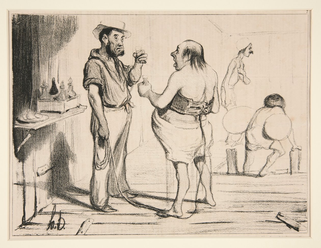 Ser du, Bourgeois, du er netop i af Honoré Daumier
