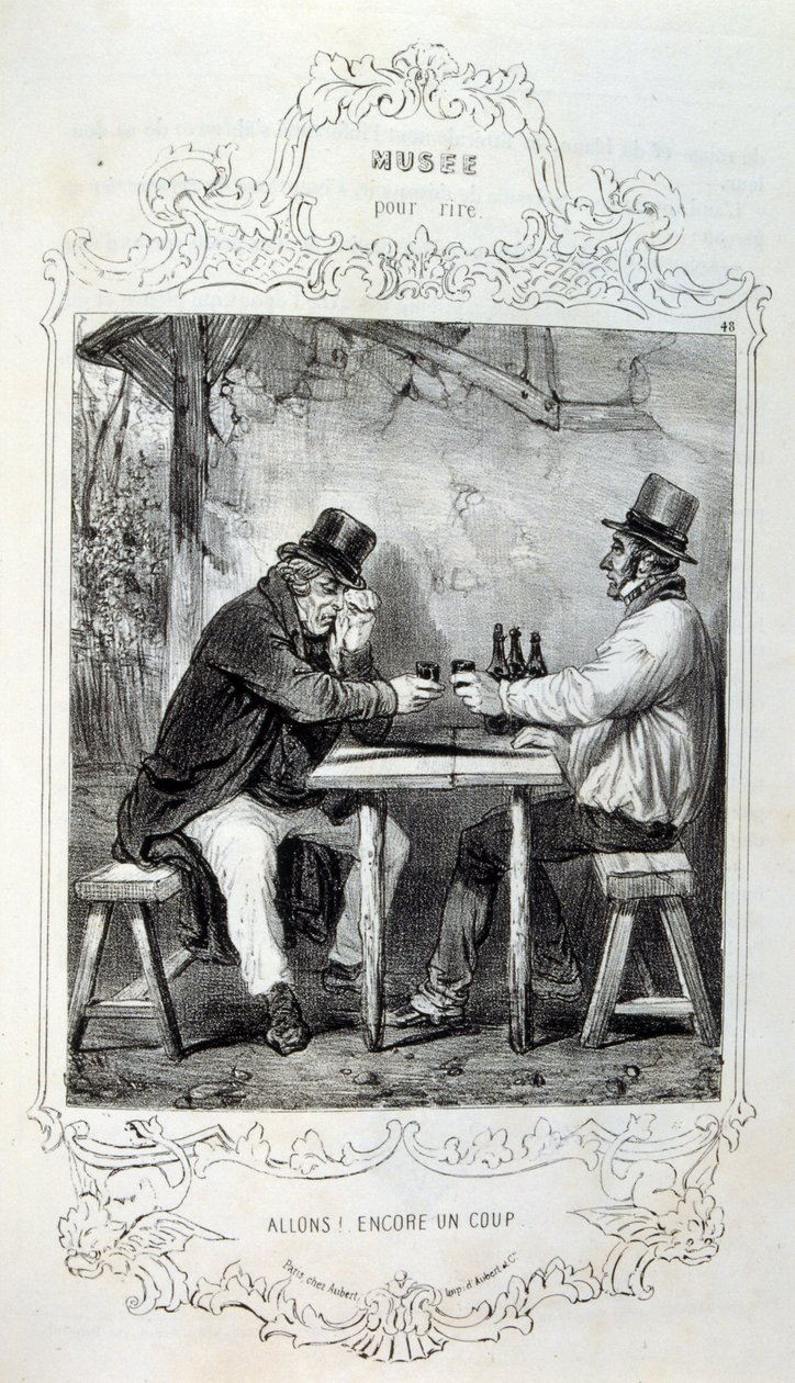illustrationer om ideer og legender Philipon under titlen Les Cent og Robert Macaire af Honoré Daumier