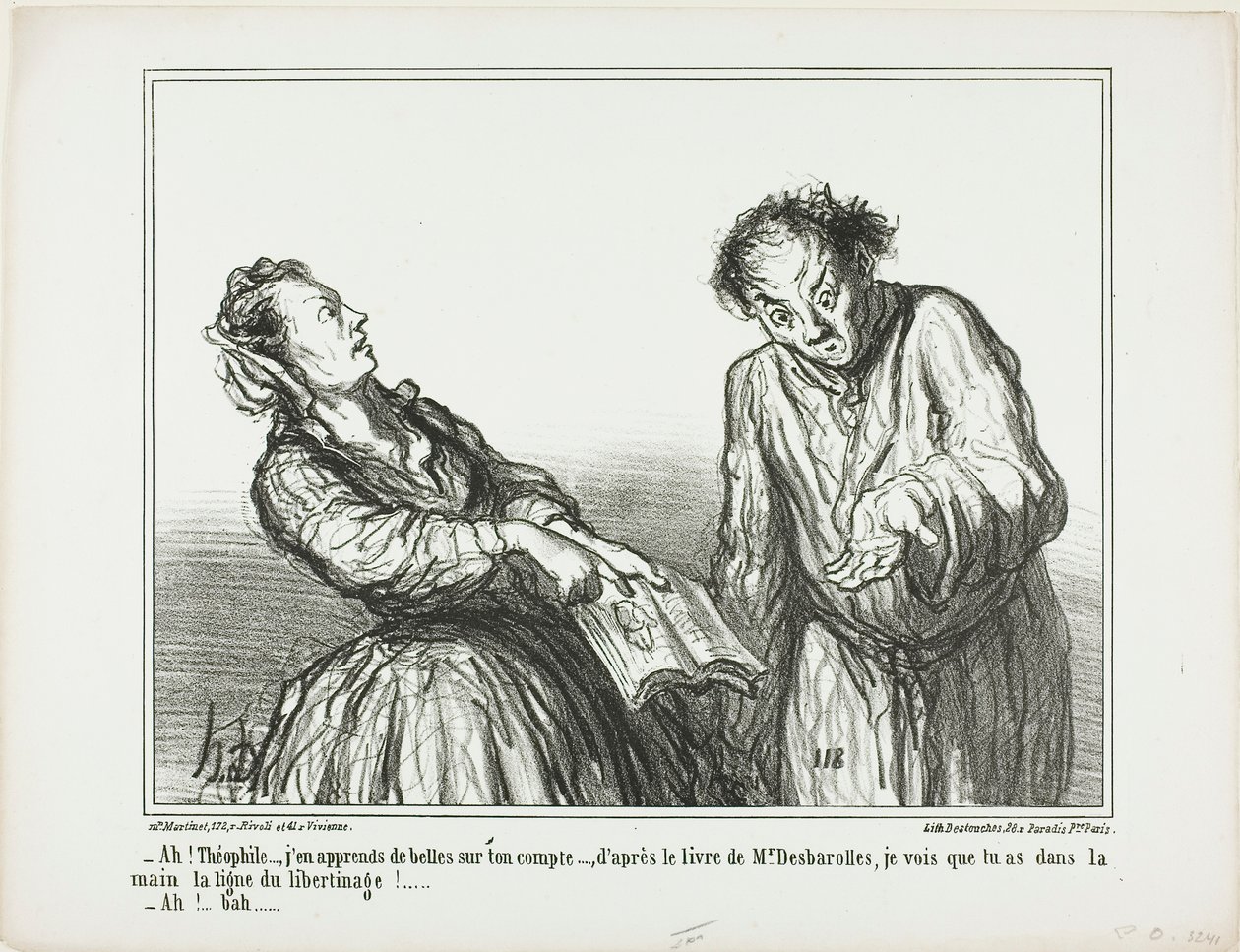 "- Ah, Théophile, hvor læser jeg dog skrækkelige ting om dig. Ifølge Desbarolles