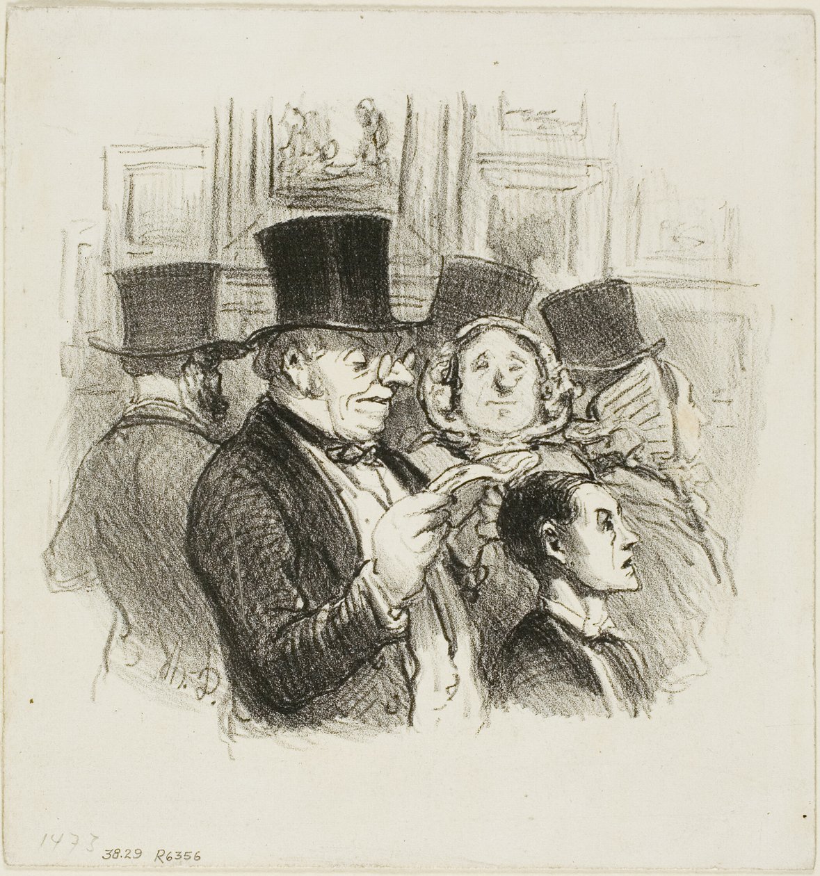 Et besøg i salonen af Honoré Victorin Daumier