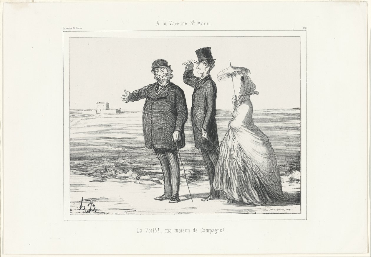 Ved Varenne, Saint-Maur. "Der! Mit landsted", plade 418 fra Souvenirs d