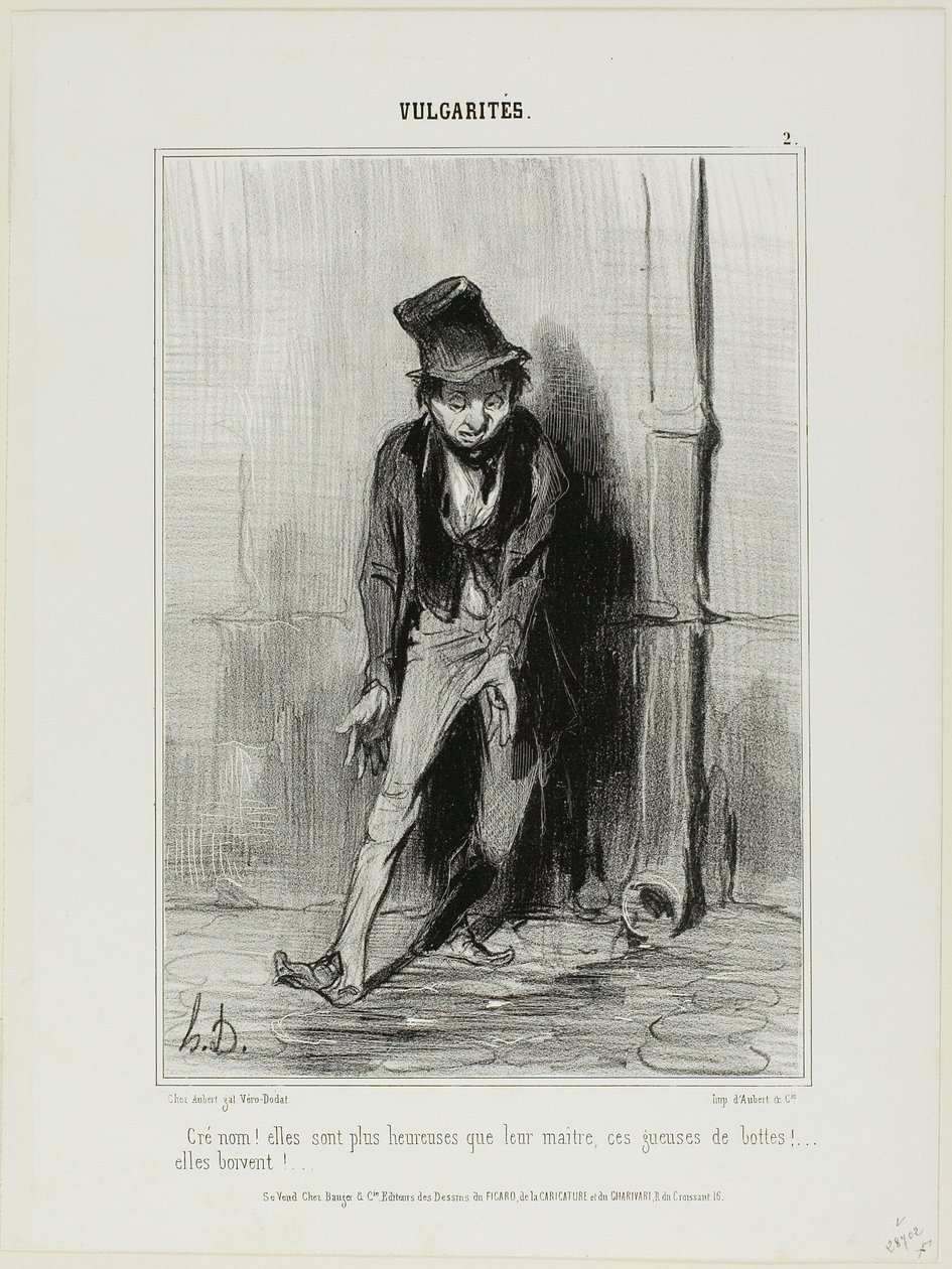"For pokker da!  af Honoré Victorin Daumier