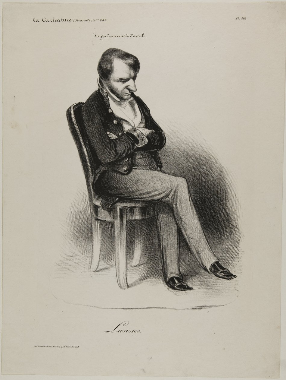 Lannes, plade 519 af Honoré Victorin Daumier