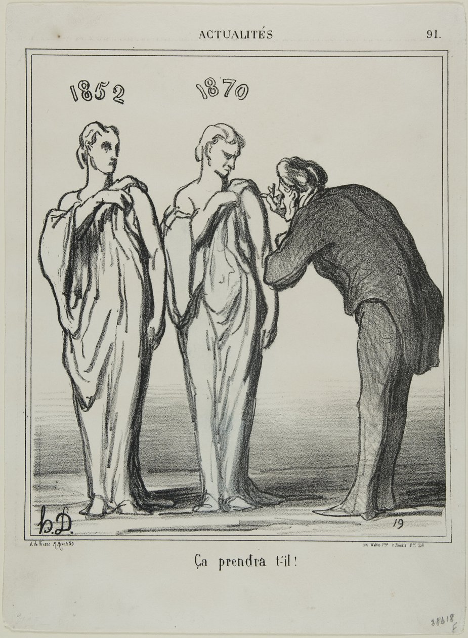 "Det vil gøre arbejdet!", plade 91 fra Actualités af Honoré Victorin Daumier