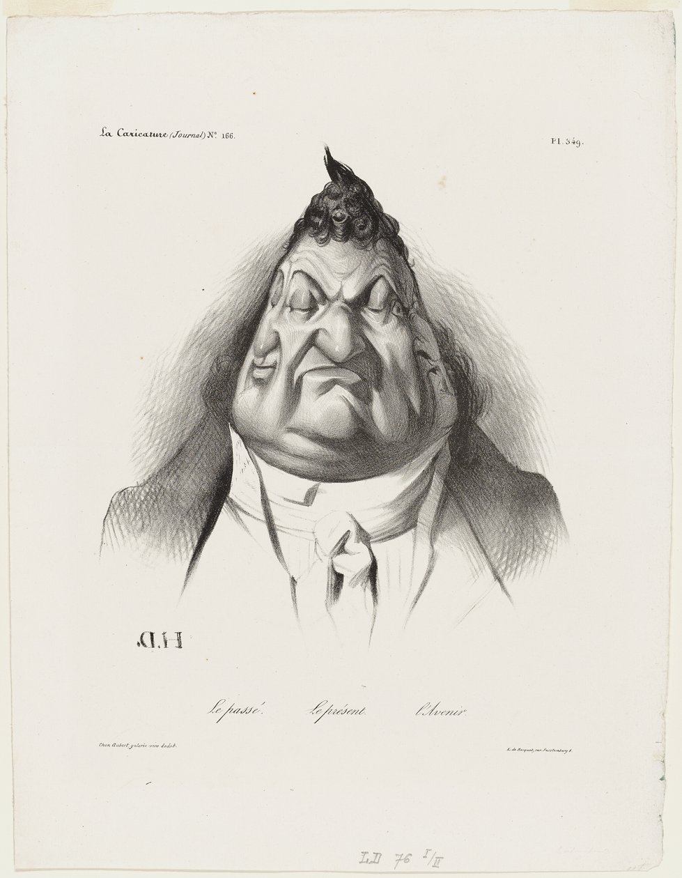 Fortiden, nutiden og fremtiden, plade 349 af Honoré Victorin Daumier