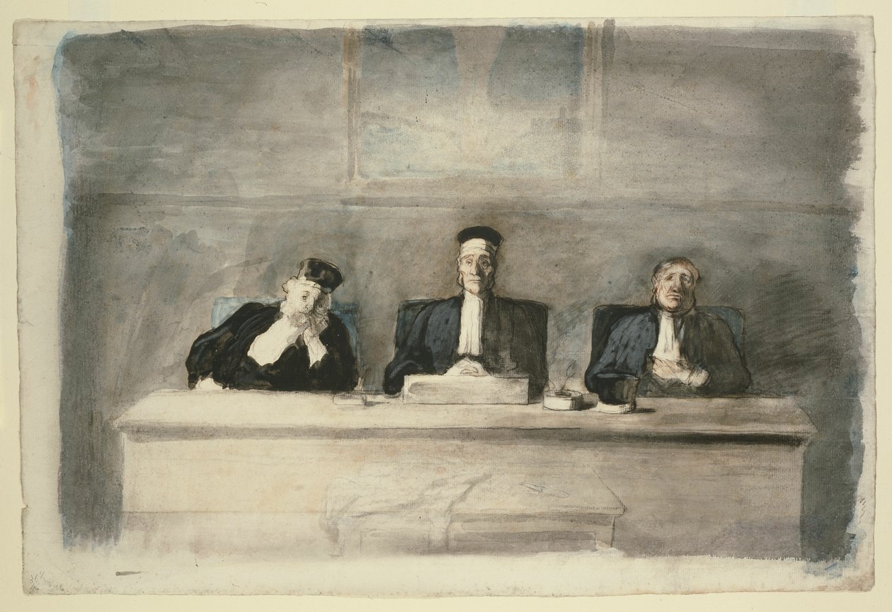 De tre dommere af Honoré Victorin Daumier