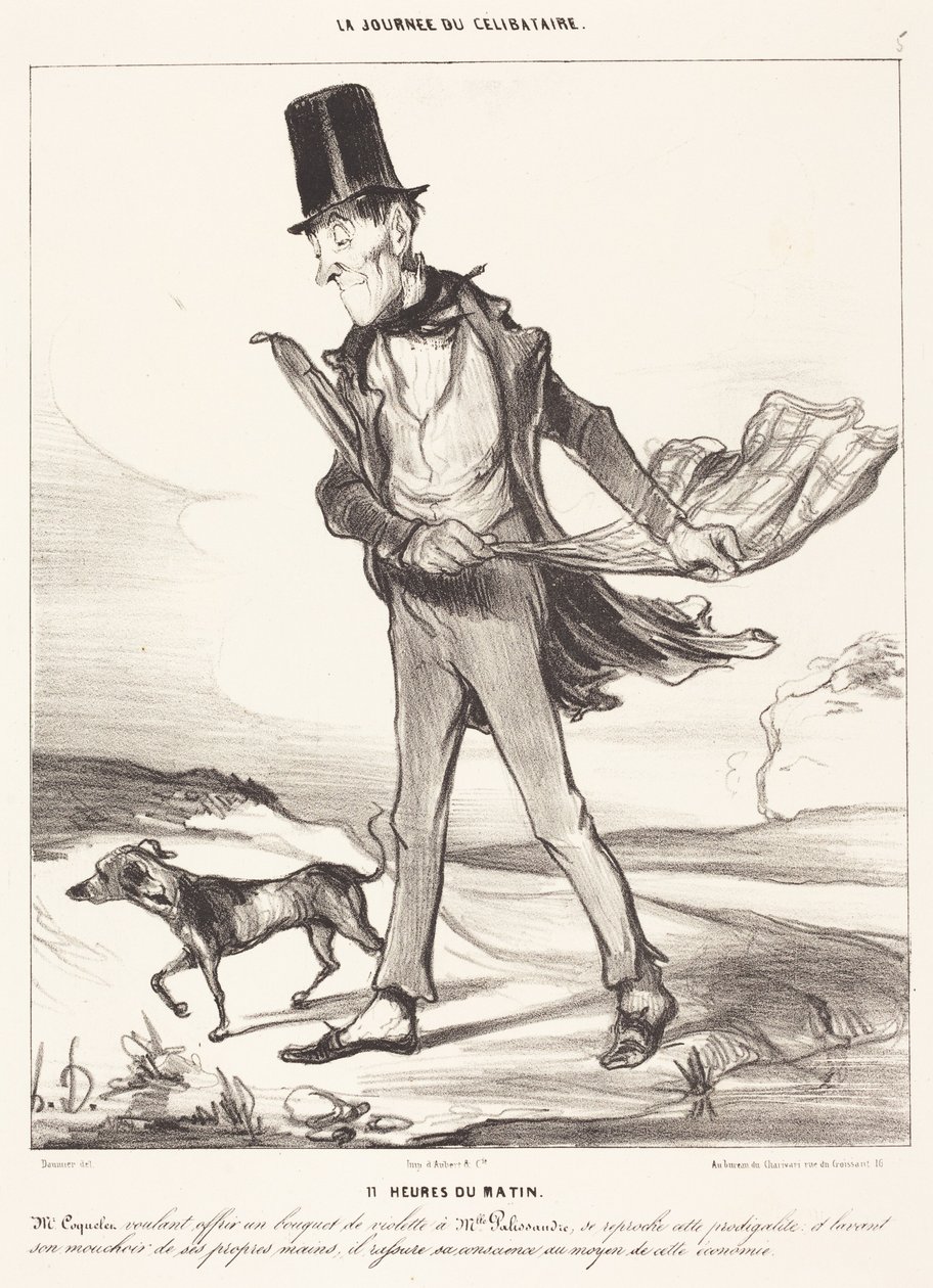 Klokken 11 om formiddagen af Honoré Daumier