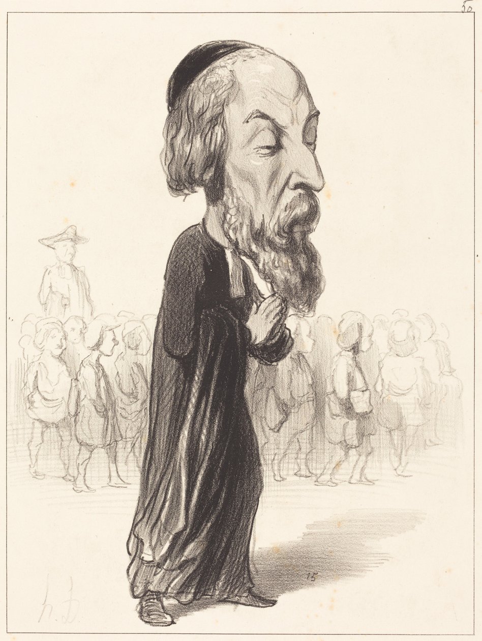 A. Fréd. Pierre, greve de Falloux af Honoré Daumier