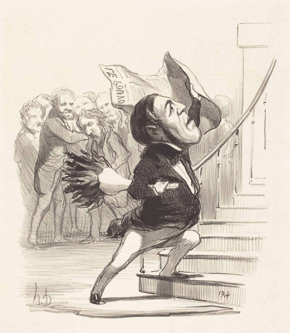 A. Granier de Cassagnac af Honoré Daumier