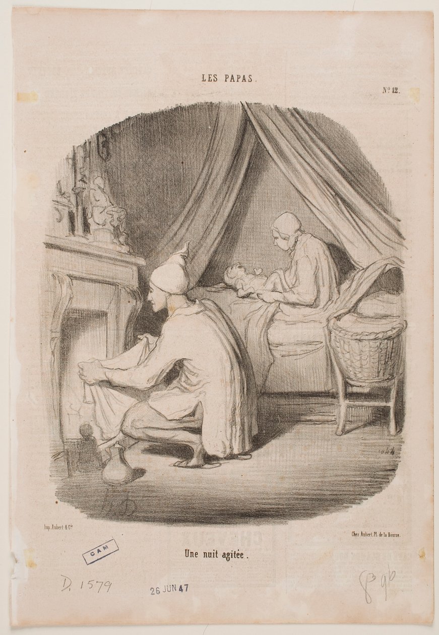 En travl nat af Honoré Daumier