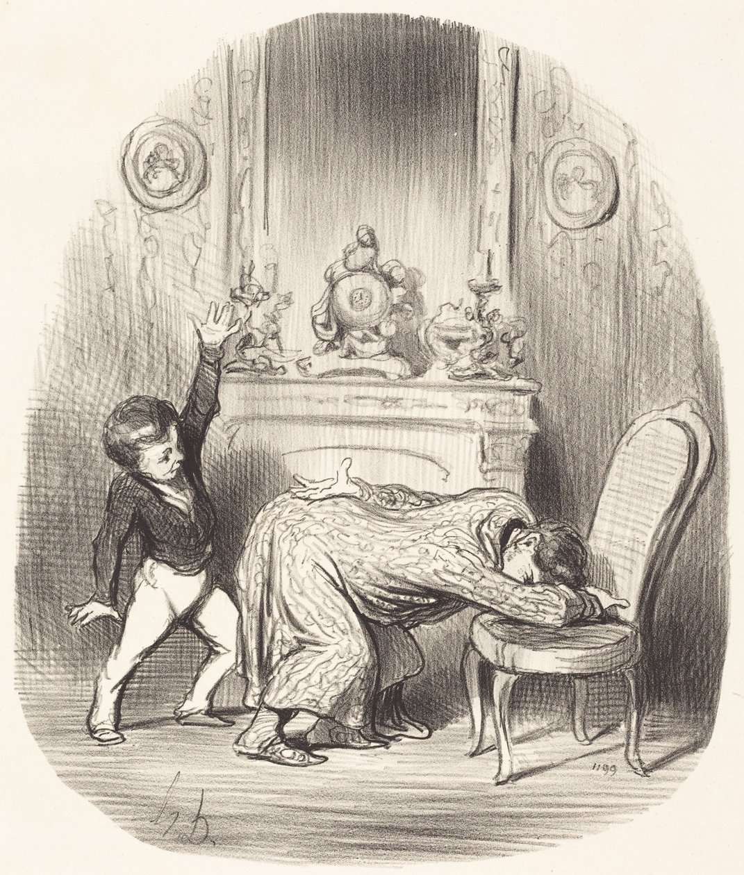 I lighed med Henrik 4. af Honoré Daumier