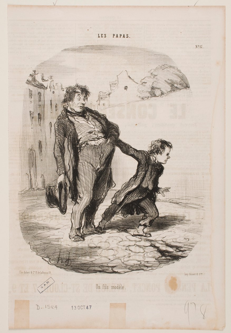 En mønstersøn af Honoré Daumier