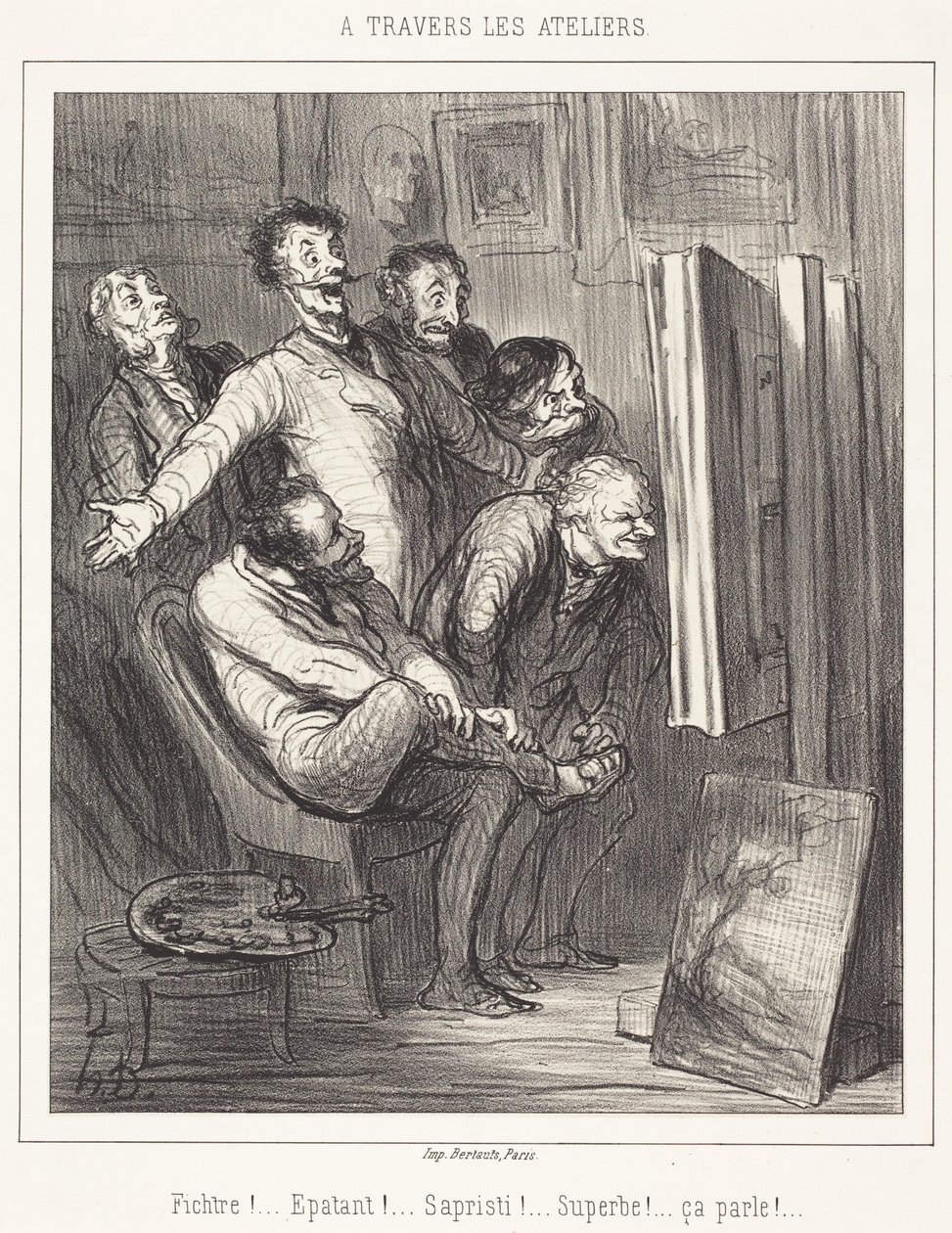Gennem ateliererne af Honoré Daumier