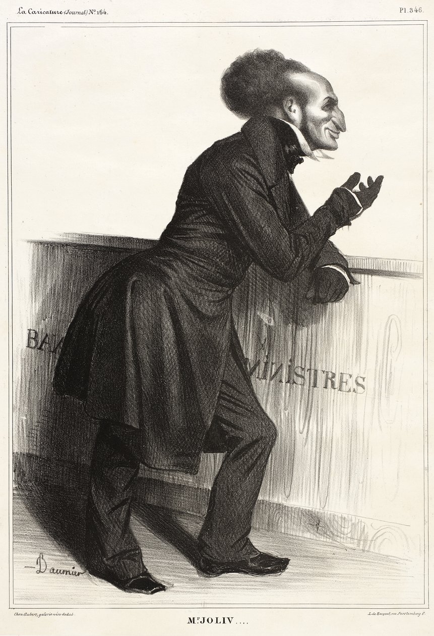 Adolphe Jollivet af Honoré Daumier