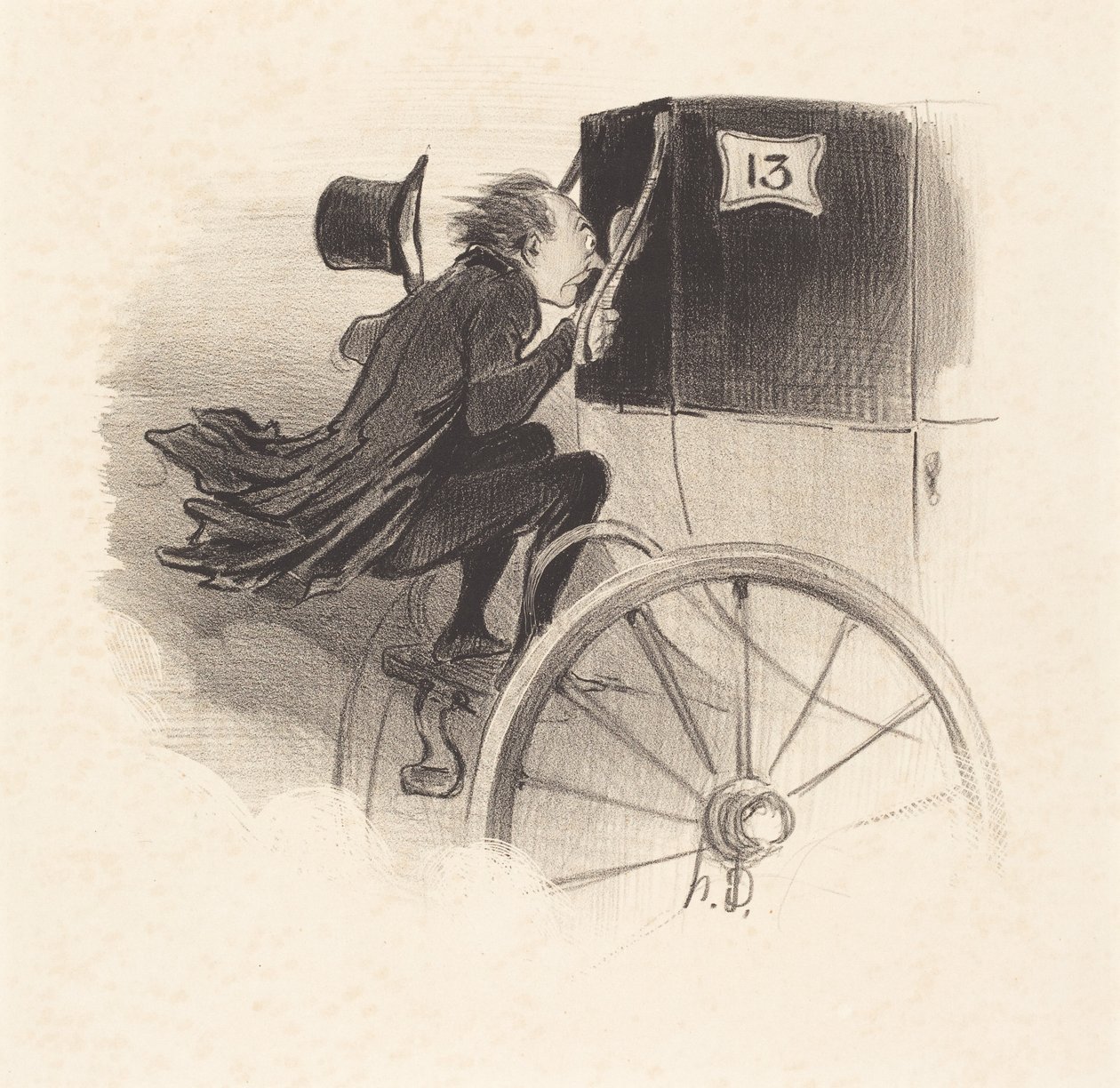 Ah! meget godt jeg er sikker på! ulykkelig... af Honoré Daumier