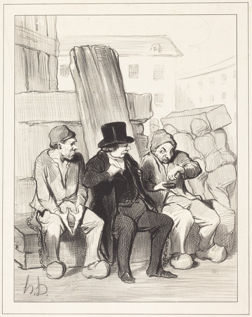 Således er min ven altså toogtyve år gammel... af Honoré Daumier