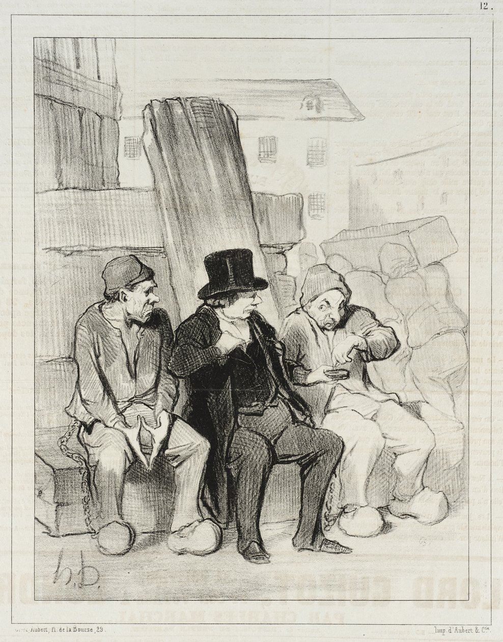 Så altså, min ven, som toogtyveårig havde De allerede dræbt tre mænd... af Honoré Daumier