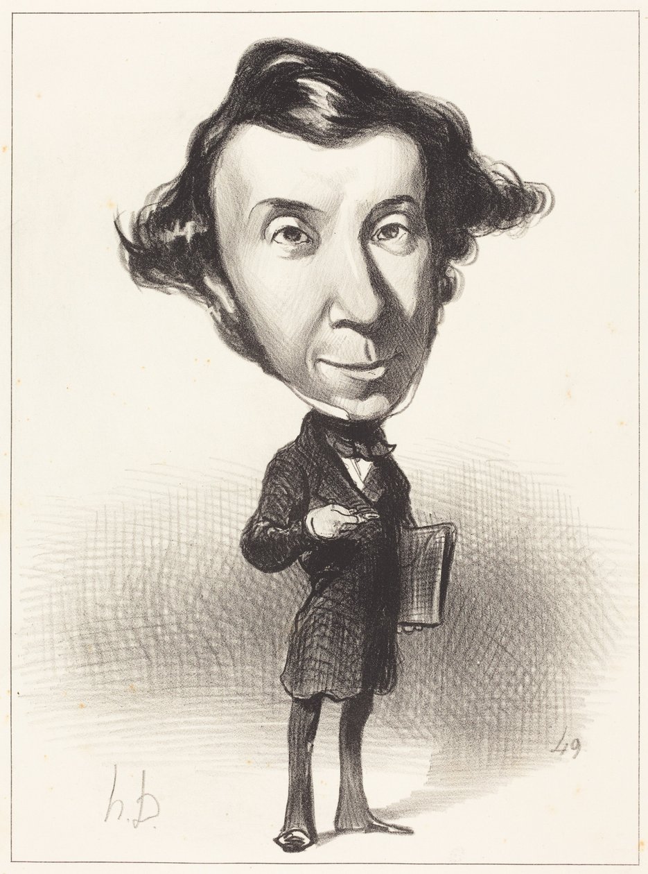 Alex. Ch. Henri de Tocqueville af Honoré Daumier