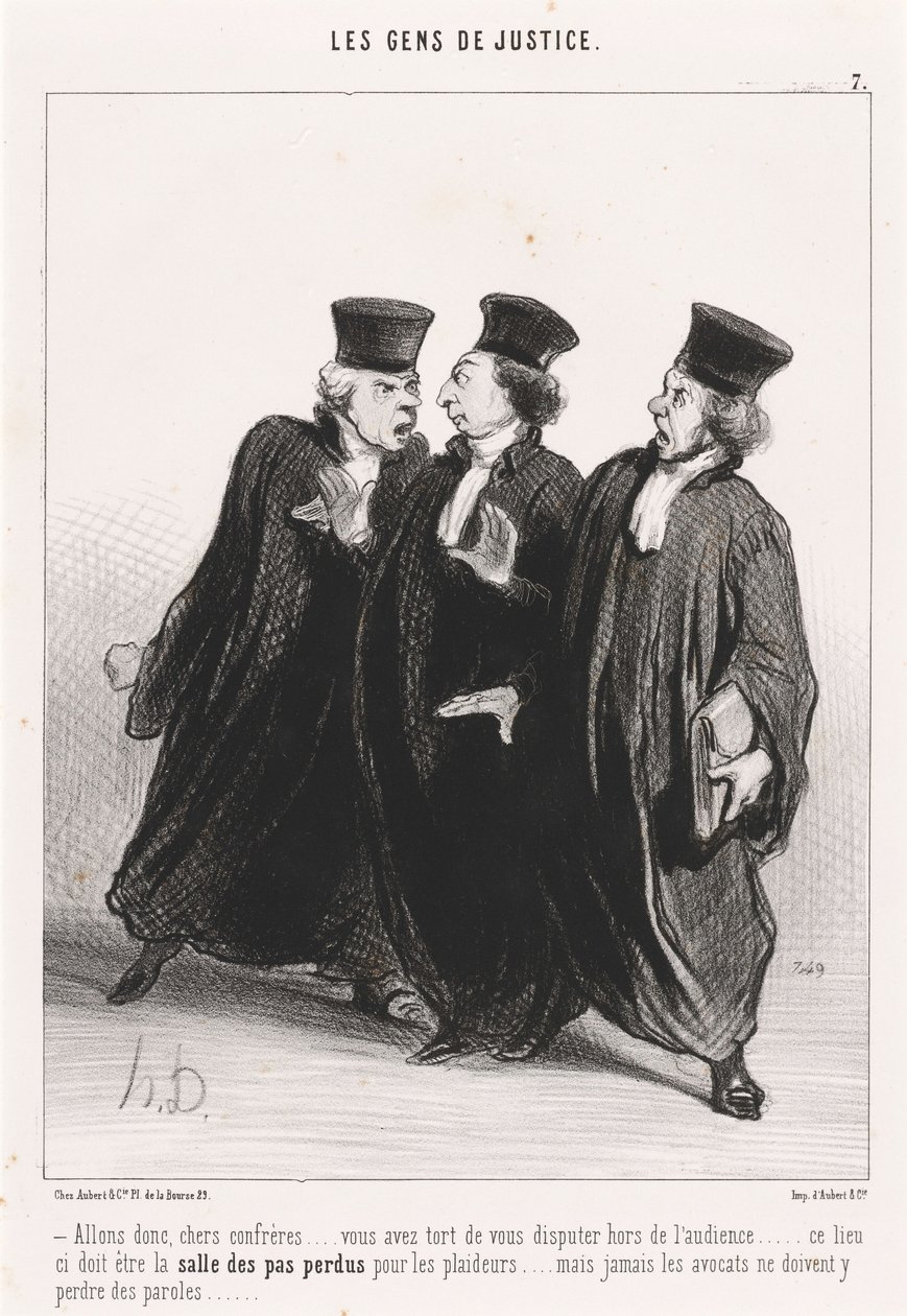 Kom nu, kære kolleger... af Honoré Daumier