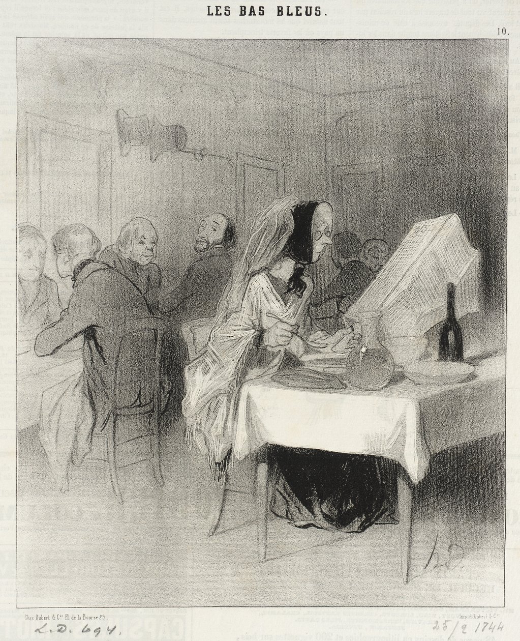 Kom nu!... de har endnu ikke anmeldt min roman... af Honoré Daumier