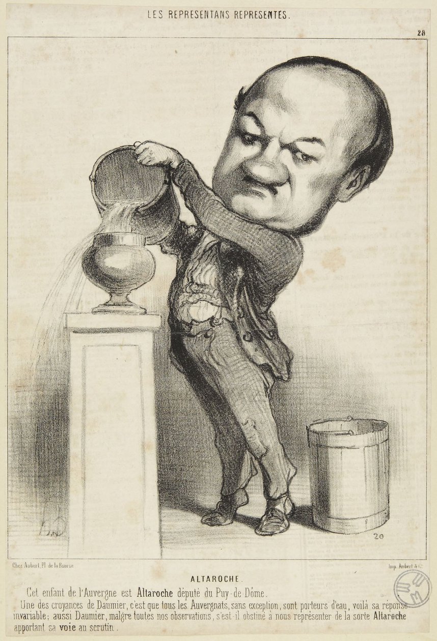 „Altaroche“ af Honoré Daumier